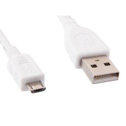 Micro USB Kabel AM-MBM5P 1M Hvid