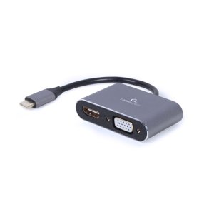 Cablexpert A-USB3C-HDMIVGA-01 USB grafisk adapter Gr