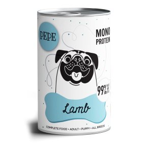 PAKA ZWIERZAKA Pepe Lamb - vdfoder til hunde - 400g