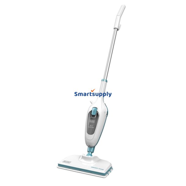 Black &amp; Decker Dampmoppe 5 I 1 Fsmh13e5 Bl, Hvid
