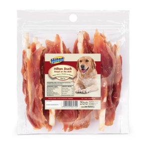 HILTON Duck Breast on the stick - hund tygge - 500g