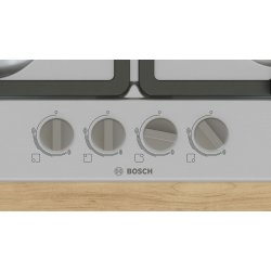 Bosch Serie 4 PGH6B5K90 kogeplade Rustfrit stl Indbygget 60 cm Gaskomfur 4 zone(s)
