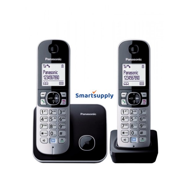 KX-TG6812 Dect/Svarte