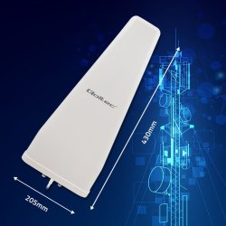 Qoltec 57043 4G LTE DUAL antenne | 14dBi | omnidirektionel | udendrs