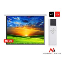 Elektrisk projektionssk�rm MC-593 120 "240x180 4:3 v�g eller loft