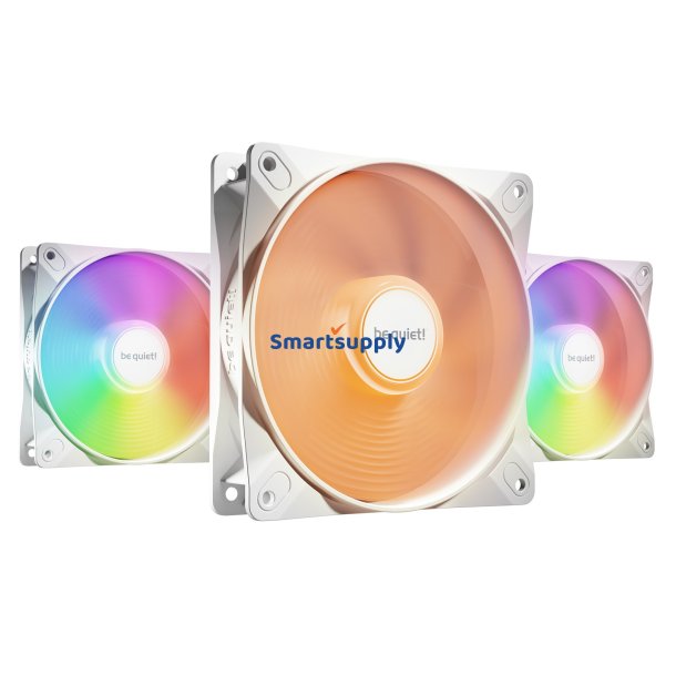 Be Quiet! Light Wings Lx 120Mm Pwm 3-Pack Hvid Computertaske Ventilator 12 cm 3 Stk
