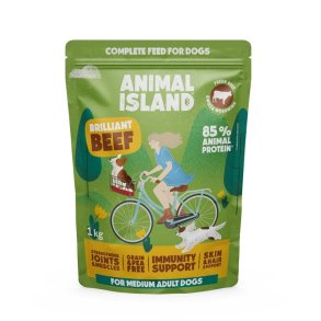 ANIMAL ISLAND Beef - trfoder til hunde - 1kg