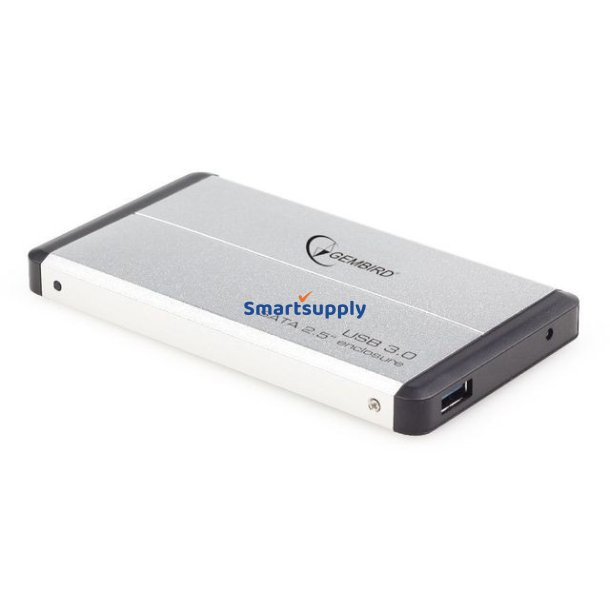 Ekstern HDD Kabinet 2.5" USB 3.0 S�lv