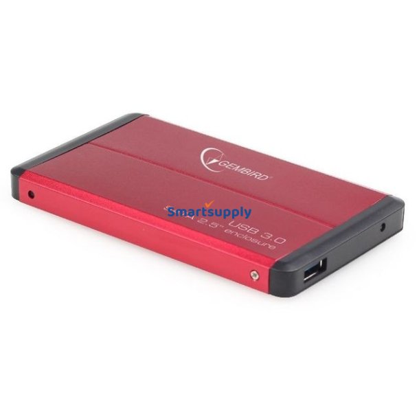 Ekstern HDD Enclosure 2.5" USB 3.0 R�d