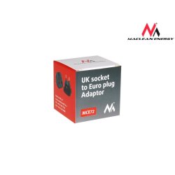 Str�mforsyningsadapter EU UK MCE72 Maclean