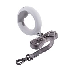 DOGGY VILLAGE Luminous Leash 3in1 MT7126 white - hundesnor - 2m