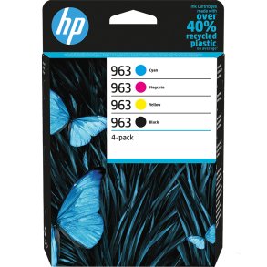 HP 963 blkpatroner 4 stk BCMY 54ml original multipakke