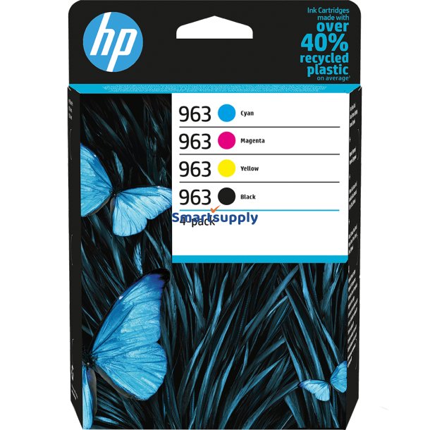 Rabat HP 963 blkpatroner 4 stk BCMY 54ml original