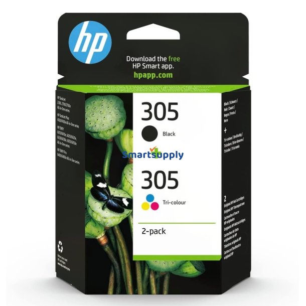 HP 305 Sort + Farve blkpatron 4ml original