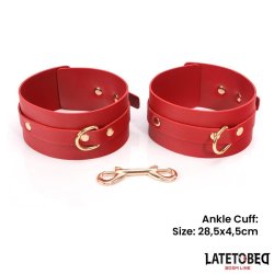 7 pcs Bondage Set with Carry bag Red