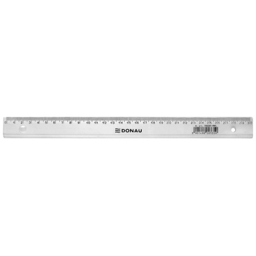 Lineal transparent plast 20 cm