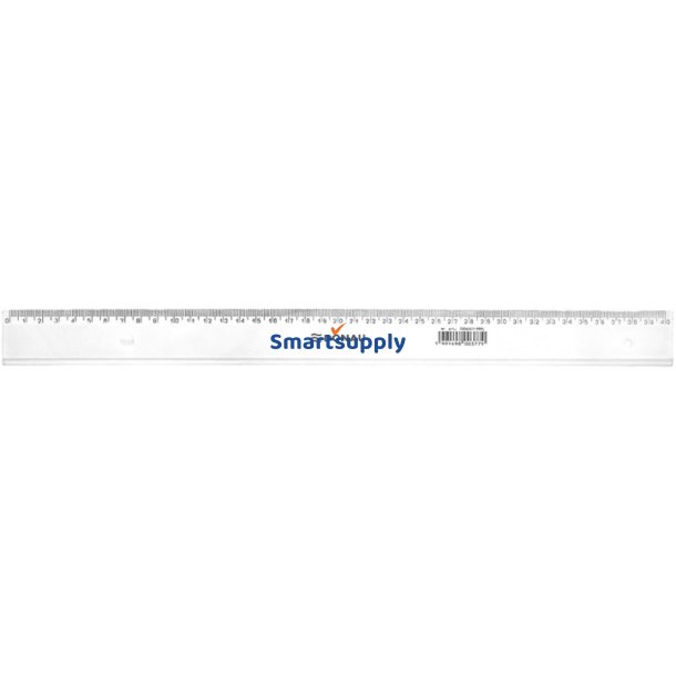 Lineal transparent plast 40 cm