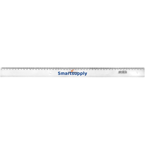 Lineal transparent plast 50 cm