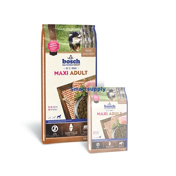 BOSCH Adult Maxi - trfoder til hunde - 15 kg
