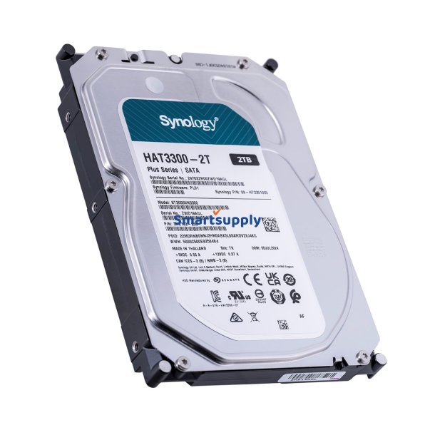 Synology Hat3300-2T Intern Harddisk 2Tb 5400 RPM 3,5" Serial ATA III