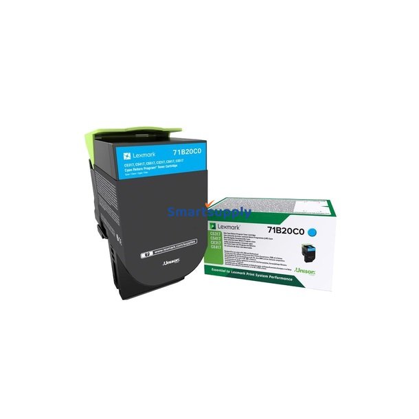 Lexmark CS317/417/517 Cyan toner 2.300 sider original
