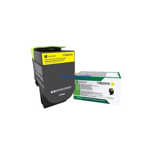 Lexmark CS317/417/517 Gul toner 2.300 sider original