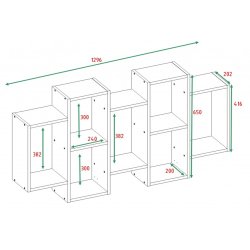 Vghngt Reol Bilbao 7.0 Vghylder Hvid