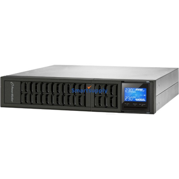 UPS ON-LINE 2000VA 4X IEC UDGANG, USB/RS-232, LCD, RACK19''/TOWER