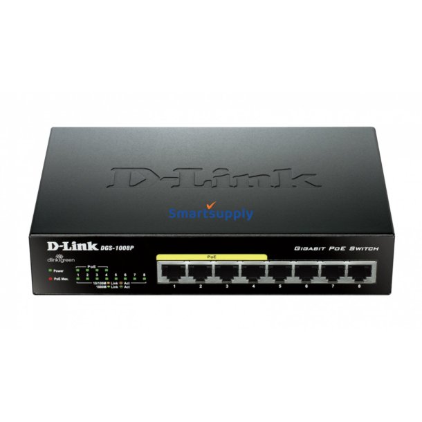 D-link switch 8-port 10/100/1000Gigabit Meta