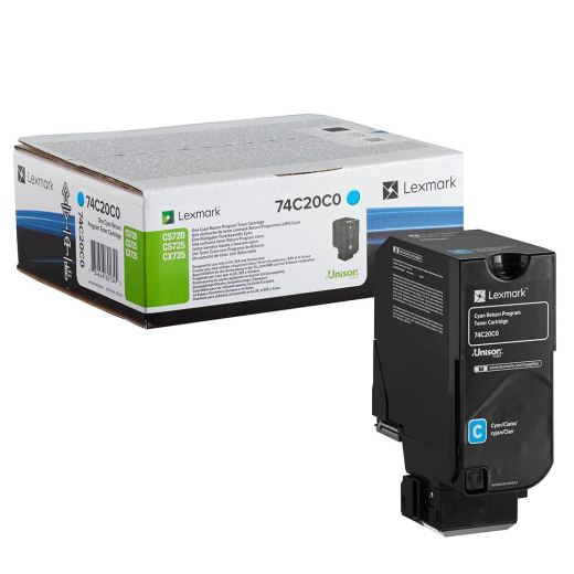 Lexmark CS720/725/CX725 Cyan toner 7.000 sider original
