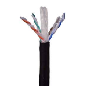 Alantec KIU6OUTZ305 netvrkskabel 305 m Cat6 U/UTP (UTP) Sort