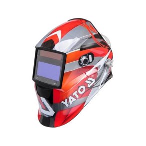 Yato YT-73921 svejsemaske & hjelm Welding helmet with auto-darkening filter Sort, Rd, Slv