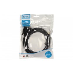 HDMI-DVI Kabel 1,8 m, guldbelagt, DVI 24+1