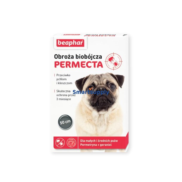 Beaphar Biocidhalsbnd Til Sm Og Mellemstore Hunde - 50 cm