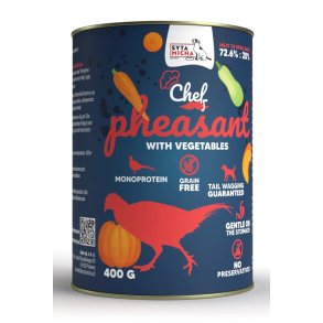 SYTA MICHA Chef Pheasant with vegetables - vdt hundefoder - 400g