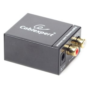 Adapter DIGITAL AUDIO TOSLINK -> ANALOG RCA