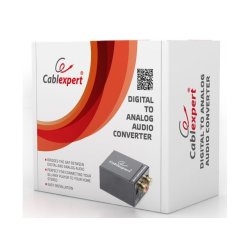 Adapter DIGITAL AUDIO TOSLINK -> ANALOG RCA