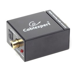 Adapter DIGITAL AUDIO TOSLINK -> ANALOG RCA