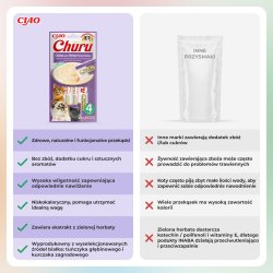 Inaba Churu Kylling Med Rejer - Kattegodbidder - 4X14 G