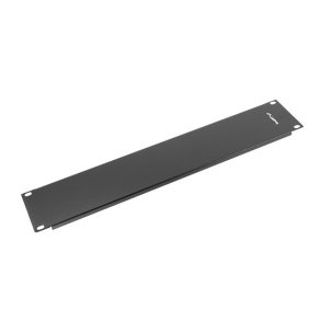 19'' Rack Blanking Panel 2U sort