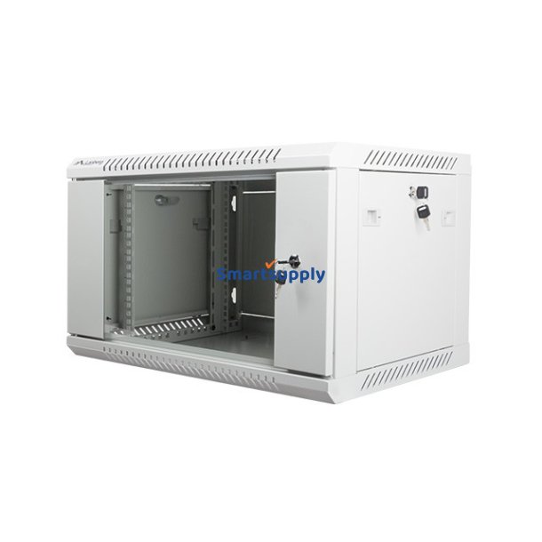 V�gmont�rbar Rack 19 tommer 6U 600X450mm gr�