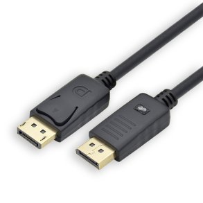 DisplayPort Kabel M/M 1,8 m. sort v 1.1