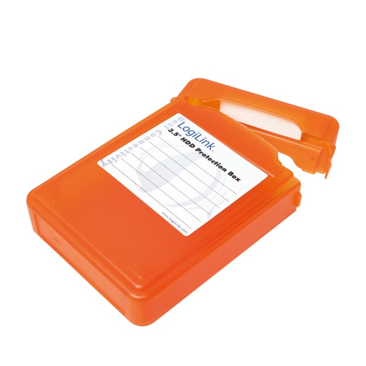 Beskyttelseskasse til HDD 3.5', orange