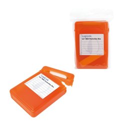 Beskyttelseskasse til HDD 3.5', orange