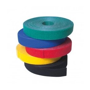 Kabelorganisator, rulle 4m, sort