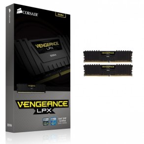 Memory DDR4 Vengeance LPX 16GB/2400(2*8GB) CL14-16-16-31 1,20V XMP 2.0 sort