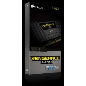 DDR4 Vengeance LPX 8GB/2400 SORT CL14-16-16-31 1.20V XMP2.0