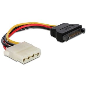 Sata Str�mkabel 15PIN Han->4PIN Molex 15cm