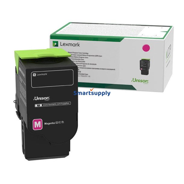 Lexmark 78C20M0 Magenta toner 1.400 sider original