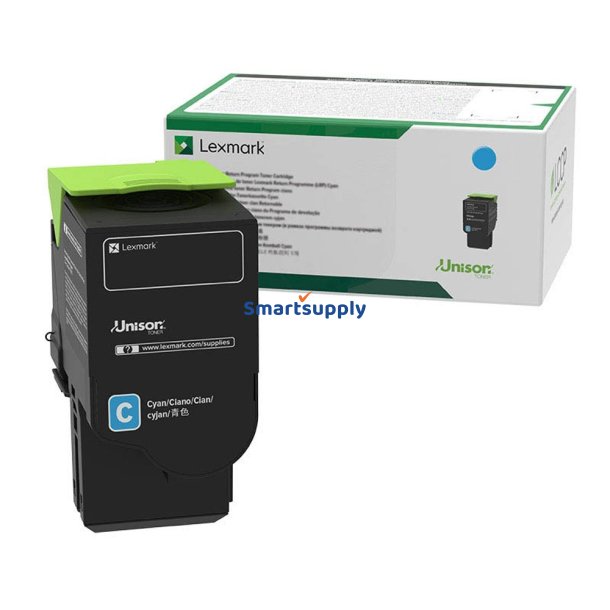 Lexmark 78C2XC0 Cyan toner 5.000 sider original